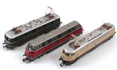 Konvolut Märklin H0, 3 Stk. Lokomotiven um 1958/60: - Toys