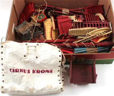 Schaumodell Zirkus Krone um 1940/50. - Toys