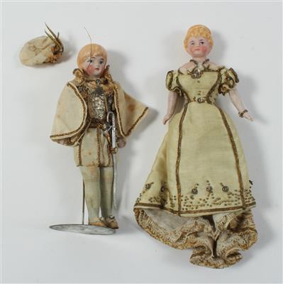 2 Puppenstuben- oder Theaterpuppen: - Toys