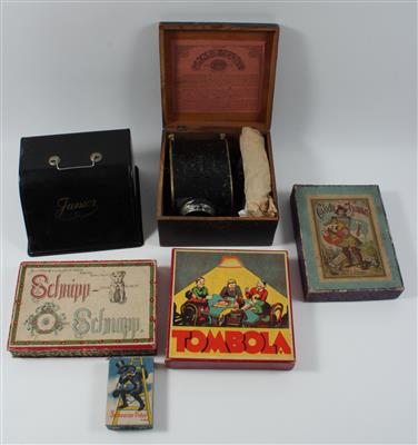 Konvolut Gesellschaftsspiele,1910-1940, - Toys