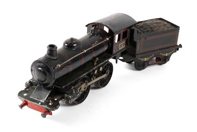 Märklin Spur 1, E-betriebene Dampflok R 13041 mit Tender, - Hračky