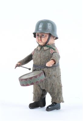 Schuco Tanzfigur Soldat mit Trommel, - Toys