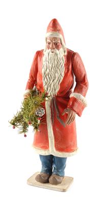 Weihnachtsmann Candy-Container Aufstellfigur Holland (Holzschuhe)!!, um 1930, - Giocattoli