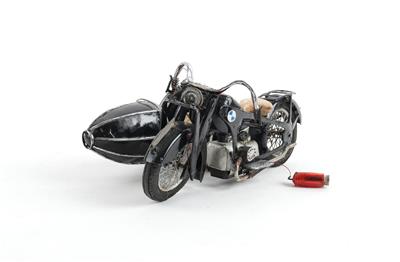 Modell einer BMW R3 1936 Beiwagenmaschine Royal München, - Toys