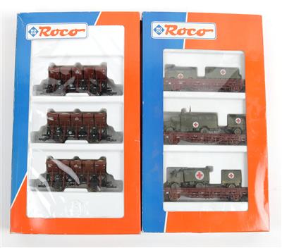 ROCO H0, 5 Waggon Sets Güterwagen, - Toys