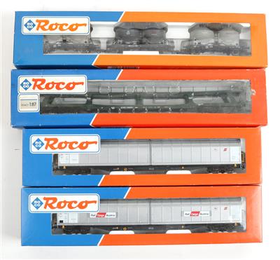 ROCO H0, 8 Stk. Güterwagen, - Toys