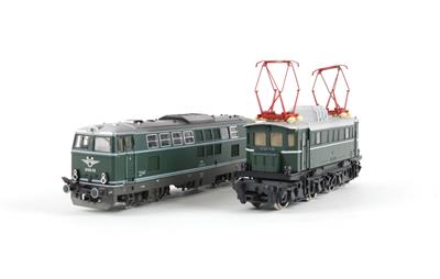Klein Modellbahn H0, 2 Stk. Lokomotiven der ÖBB: - Giocattoli