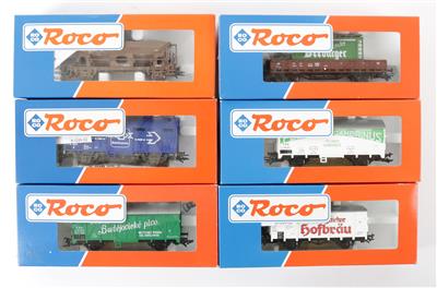 Roco H0 14 Stk. Güterwagen, - Toys