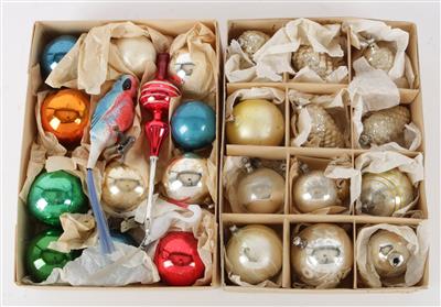 Konvolut Christbaumschmuck, - Toys