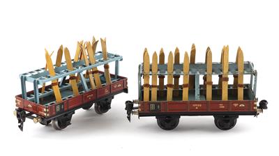 Märklin Spur 0, 2 Stk. Ski-Waggons 17720, - Toys