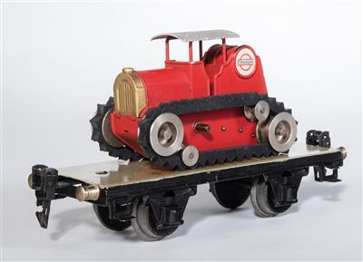 Märklin Spur 0, Niederbordwagen, - Giocattoli