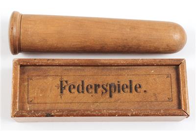 2 Federspiele, - Spielzeug