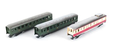 Konvolut Kleinbahn H0: 12 Stk. 4-a Waggons, - Toys