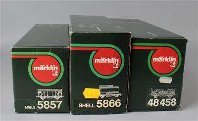 3 Stück Güterwagen Märklin Spur 1, - Hračky