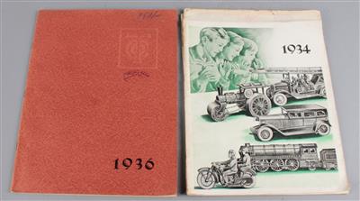 Tipp  &  Co, 2 Stk. Händlerkataloge, 1934 und 1936, - Toys