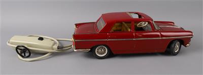Joustra France - Peugeot 404 mit Kabelsteuerung, um 1965. - Toys