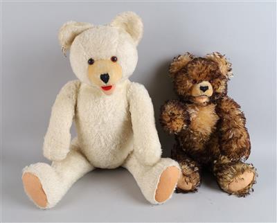 2 Stück Teddys von Fechter, - Spielzeug