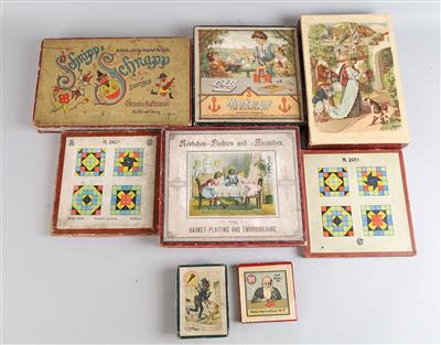 Konvolut Spiele, um 1900. - Spielzeug