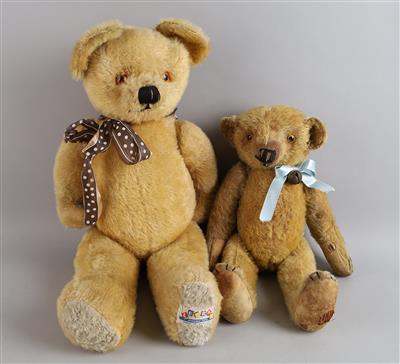 Merrythought und LEFRAY Hygienic Toys, 2 Teddys Made in England um 1950/60. Selten! - Spielzeug