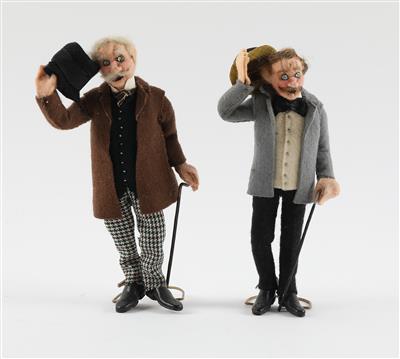 Krauhs-Figuren, 2 Stk. aus der Serie Wiener Typen, - Toys