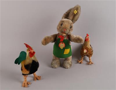 Konvolut Steiff Tiere, 3 Stück: - Toys