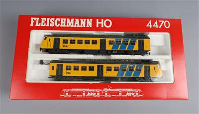 Fleischmann H0, 4470 2-teilige Zuggarnitur Electro Triebwagen Sprinter der NS, - Toys