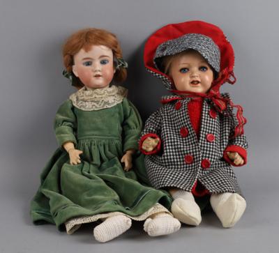 Armand Marseille 390, Puppe mit Porzellankopf, - Spielzeug