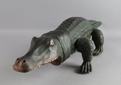Großes ausdruckstarkes Krokodil für das anspruchsvolle Marionettentheater, - Toys