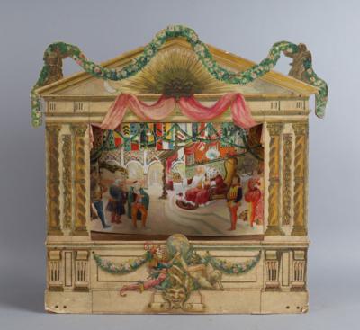 Kleines Papiertheater, um 1920, - Toys