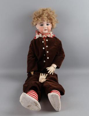 Antike Puppe 85 cm mit Porzellankopf Armand Marseille Kopfgrösse 13, - Giocattoli