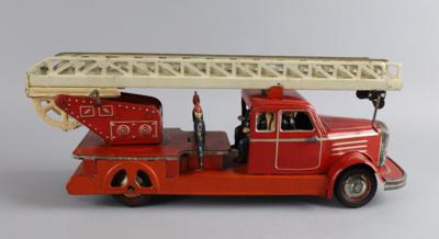 Günthermann Feuerwehrauto mit Figuren, - Spielzeug