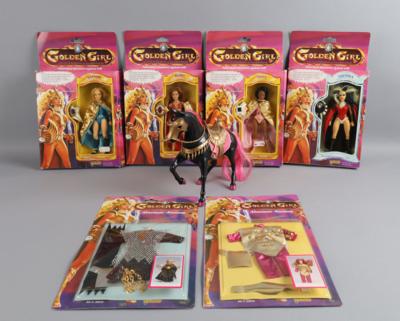 Konvolut Fantasy-Figuren der Reihe 'Golden Girl and the Guardians of the Gemstones', - Toys