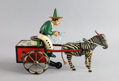 Lehmann 752 Zikra Zebrawagen, - Toys