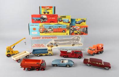 14 Stk. Modellautos Major Size aus den 1960er Jahren, - Spielzeug