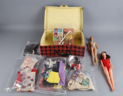 Barbie Fashion Queen mit 3 Perücken, - Spielzeug