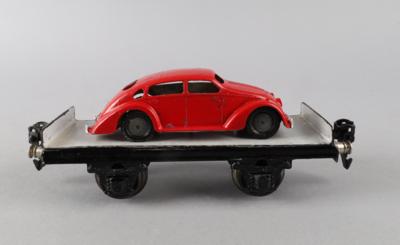 Spur 0, dekorativer Plattformwagen, - Toys