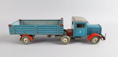 Tipp & Co LKW mit Anhänger TCO-010, um 1930. - Toys