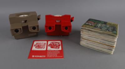 2 Stück 'View-Master' Stereobetrachter aus den 1960er Jahren, - Spielzeug
