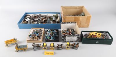 Konvolut von über 500 Stück Wollner Zinnfiguren, - Spielzeug