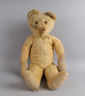 Crämer Teddy gelb 50 cm von 1925/30, - Hračky