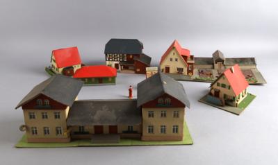 Konvolut Erzgebirge Modellhäuser von H. Auhagen KG Marienberg; - Toys