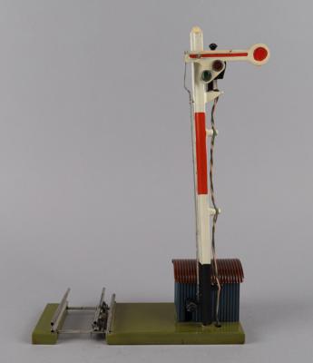Märklin Spur 0 und 1, 13757 Elektromagnetisches Signal mit Wellblechhütte, - Spielzeug