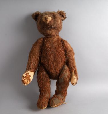 Steiff Teddy braun 46 cm von 1925, - Hračky