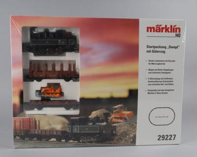 Märklin H0 29227 Startpackung'Dampf' mit Güterzug, - Spielzeug