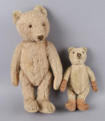 2 Stück Teddybären von Steiff, - Spielzeug