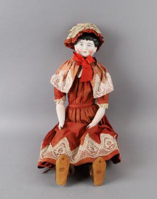 China Doll, um 1890, - Toys