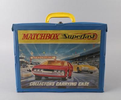 Matchbox Sortier-Koffer, gefüllt mit 50 Stk. Modellautos - Spielzeug
