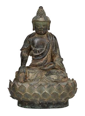 A figure of Buddha Shakyamuni - Arte asiatica