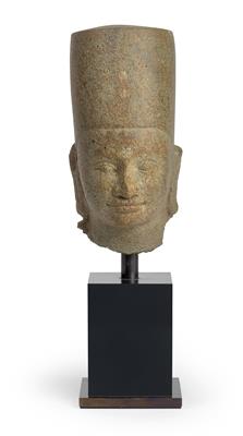 A head of Vishnu - Arte asiatica