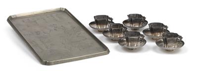 Six small cups made of silver - Arte asiatica